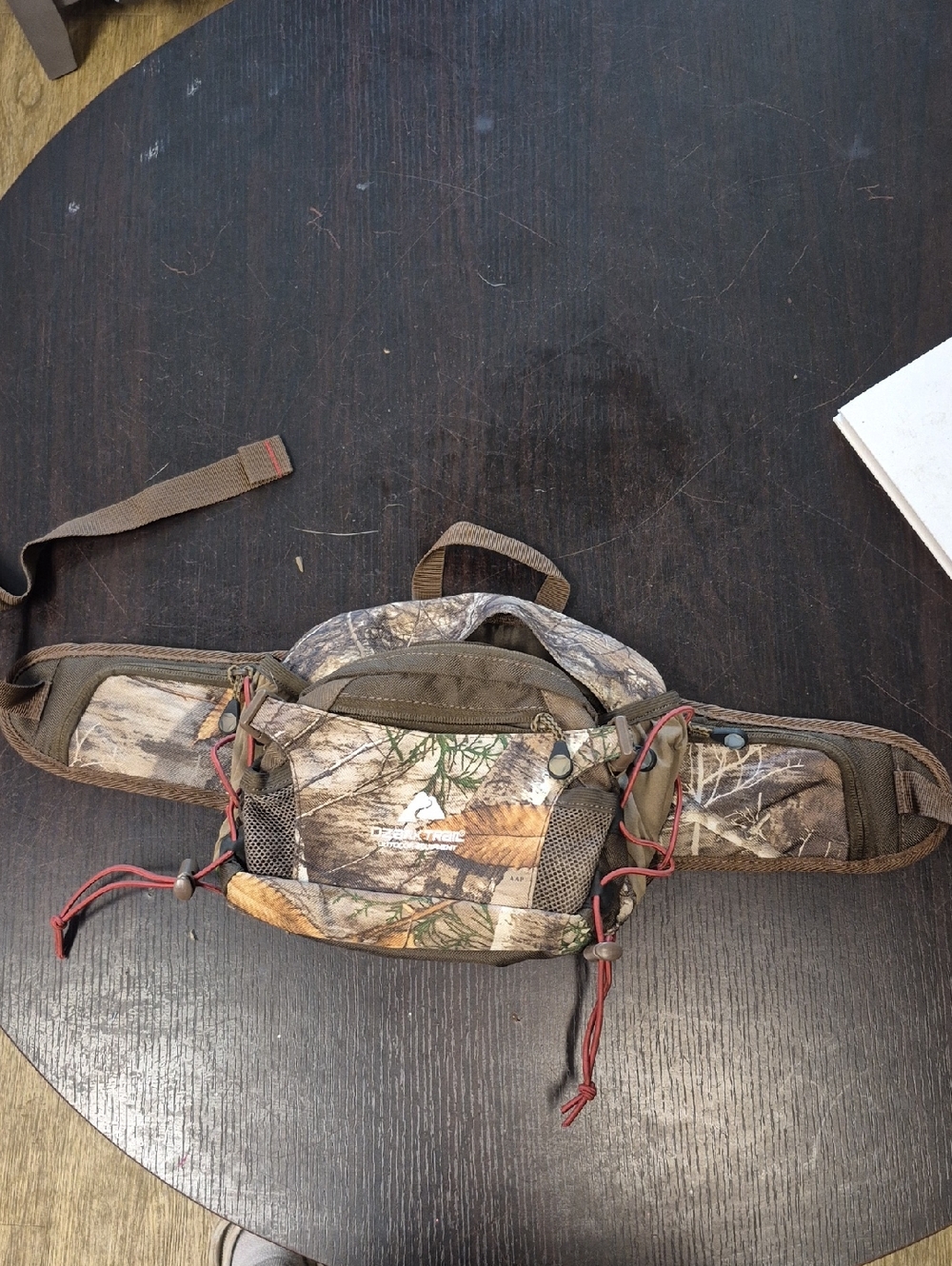 Ozark Trail Realtree Camo Waist Pack with Brown Accents